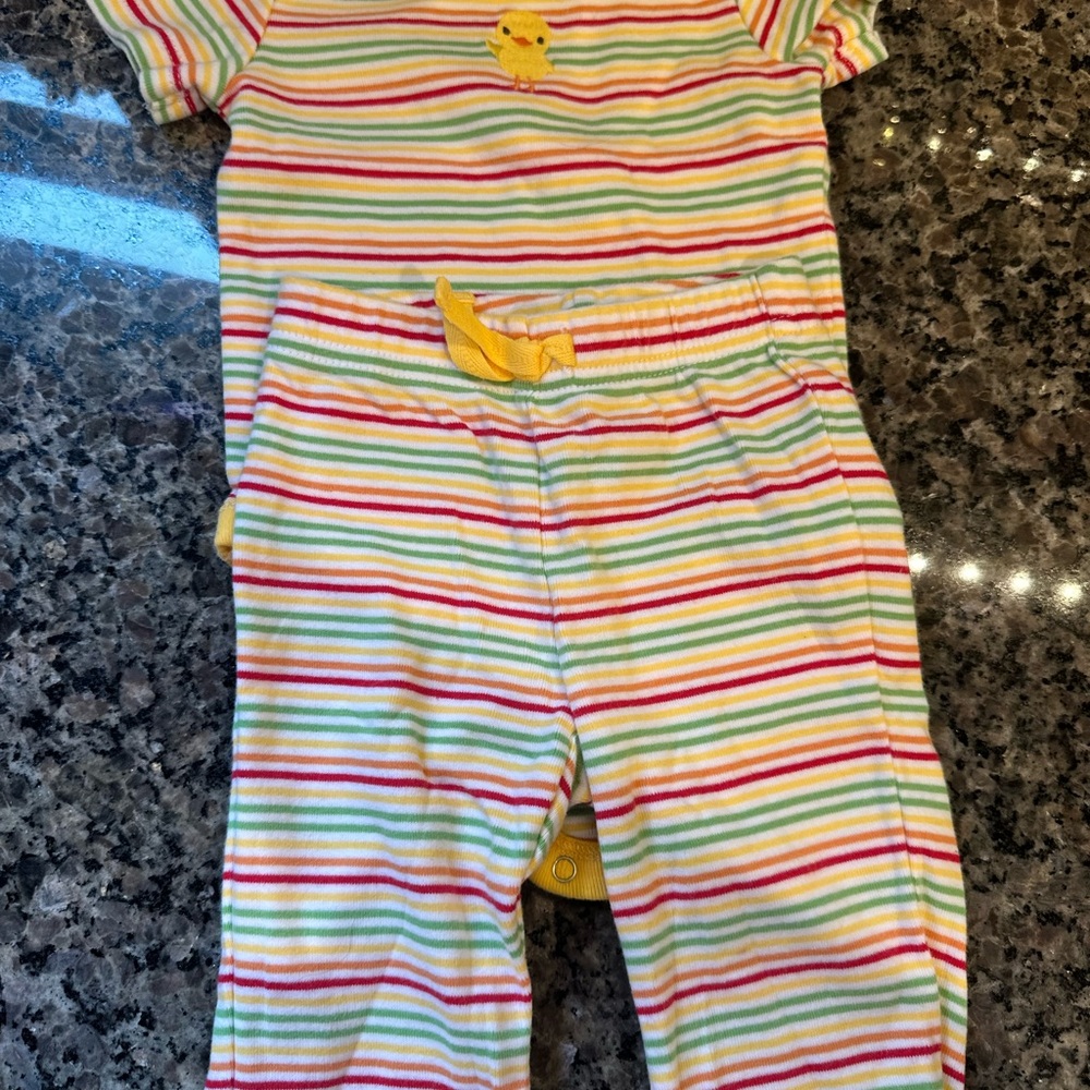 Gymboree Multicolor Striped Baby Outfit
